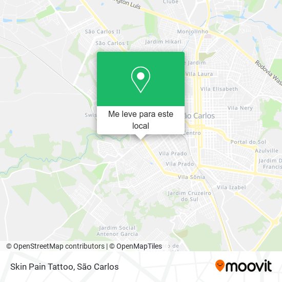 Skin Pain Tattoo mapa