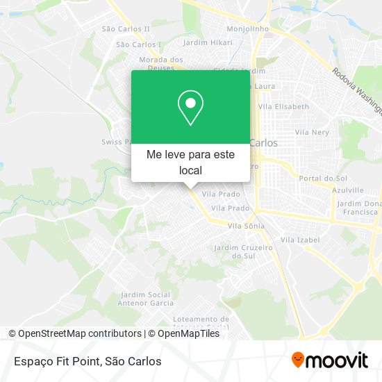 Espaço Fit Point mapa