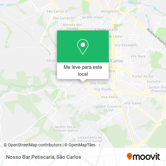 Nosso Bar Petiscaria mapa