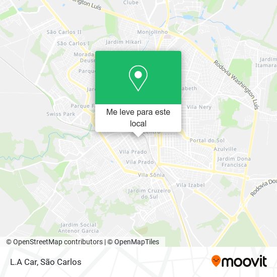 L.A Car mapa