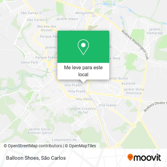 Balloon Shoes mapa