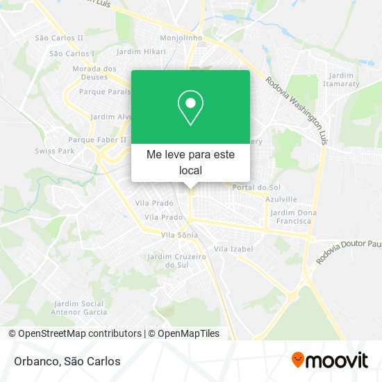 Orbanco mapa