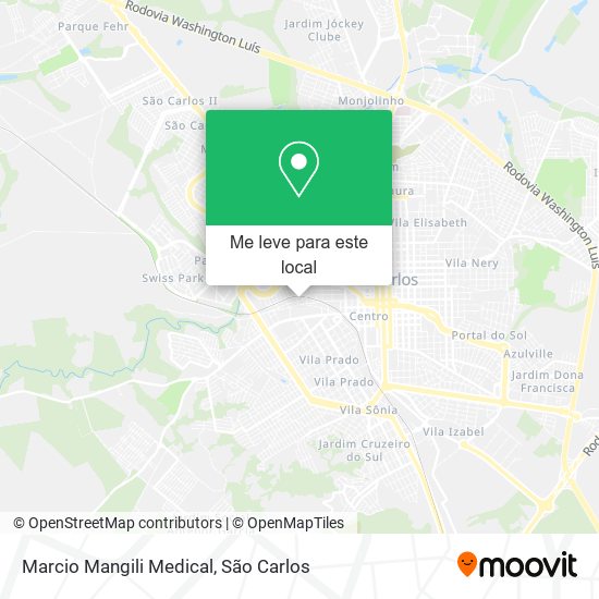 Marcio Mangili Medical mapa