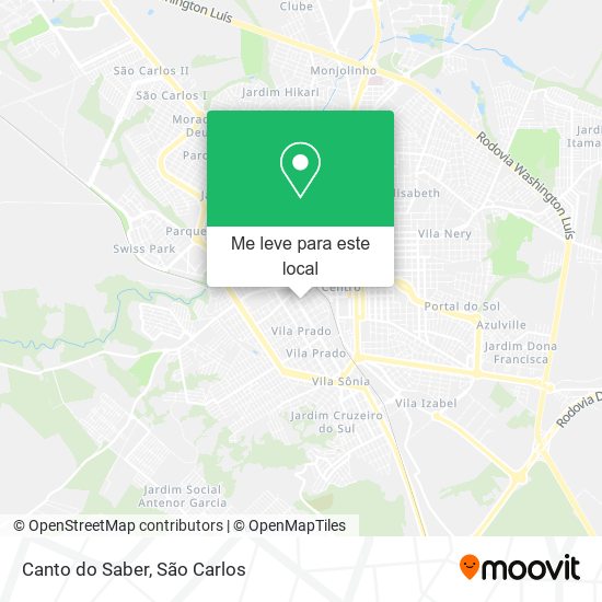 Canto do Saber mapa