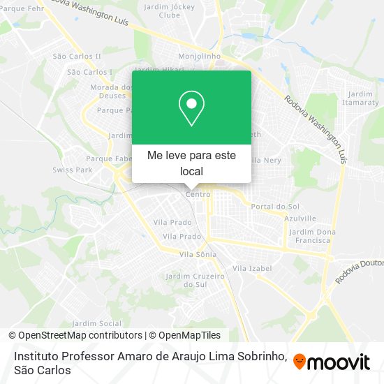 Instituto Professor Amaro de Araujo Lima Sobrinho mapa