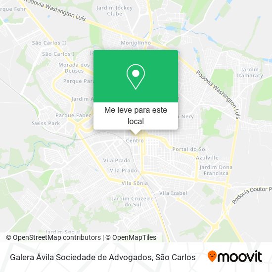 Galera Ávila Sociedade de Advogados mapa