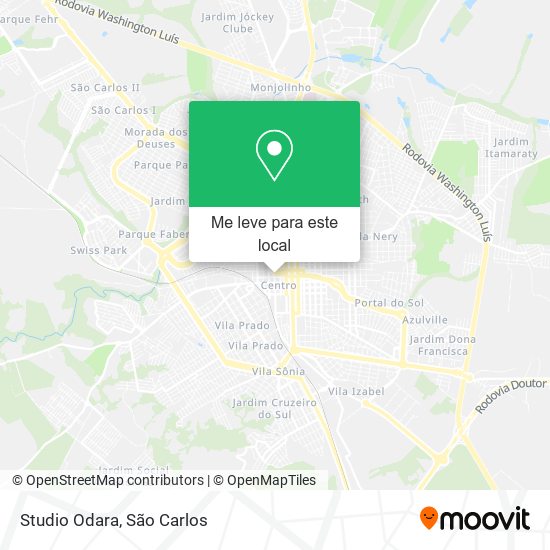 Studio Odara mapa