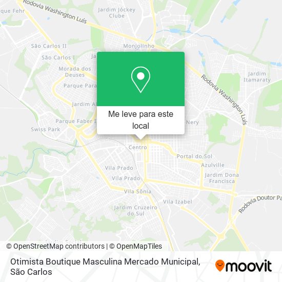 Otimista Boutique Masculina Mercado Municipal mapa