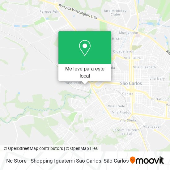 Nc Store - Shopping Iguatemi Sao Carlos mapa