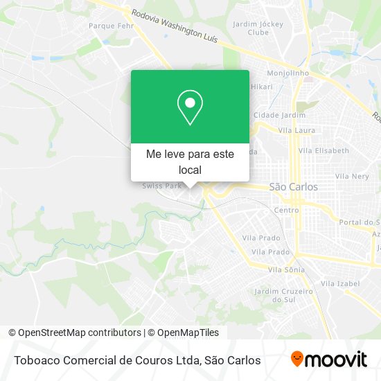 Toboaco Comercial de Couros Ltda mapa