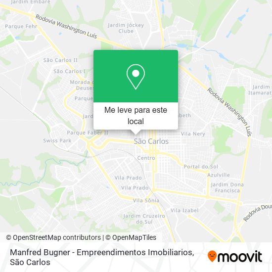 Manfred Bugner - Empreendimentos Imobiliarios mapa