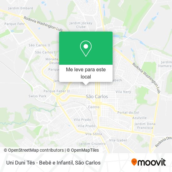 Uni Duni Tês - Bebê e Infantil mapa