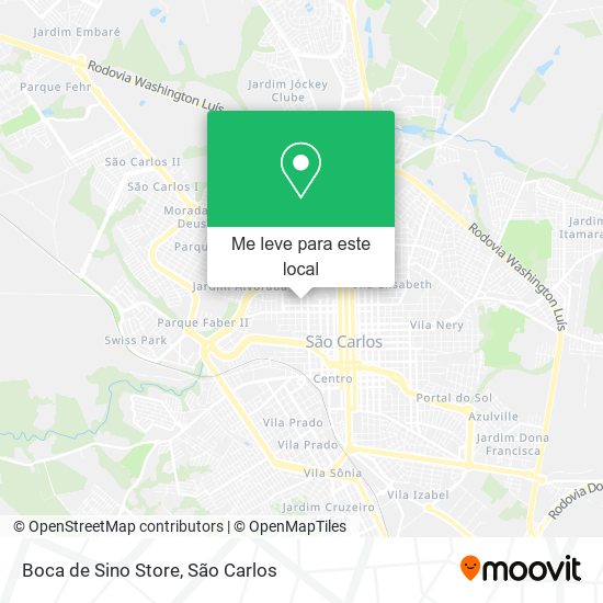 Boca de Sino Store mapa