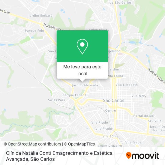 Clínica Natália Conti Emagrecimento e Estética Avançada mapa