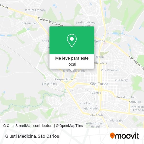 Giusti Medicina mapa