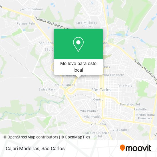 Cajari Madeiras mapa