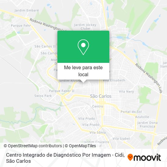 Centro Integrado de Diagnóstico Por Imagem - Cidi mapa