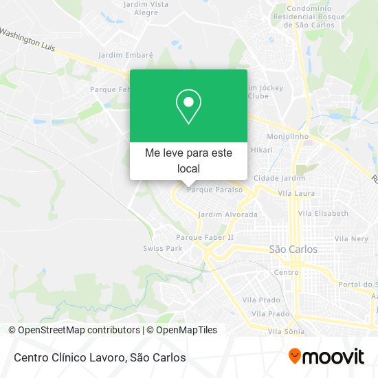 Centro Clínico Lavoro mapa