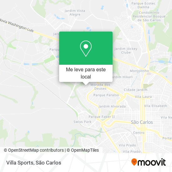 Villa Sports mapa