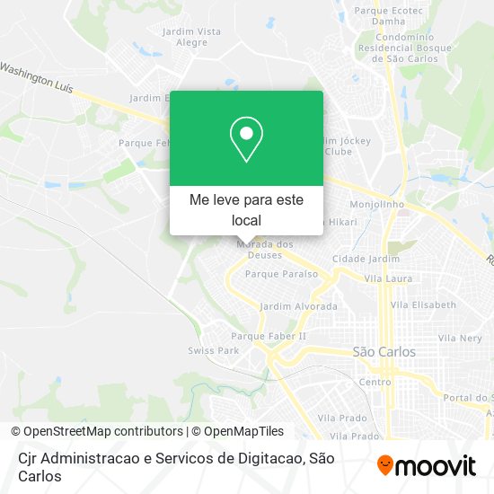Cjr Administracao e Servicos de Digitacao mapa