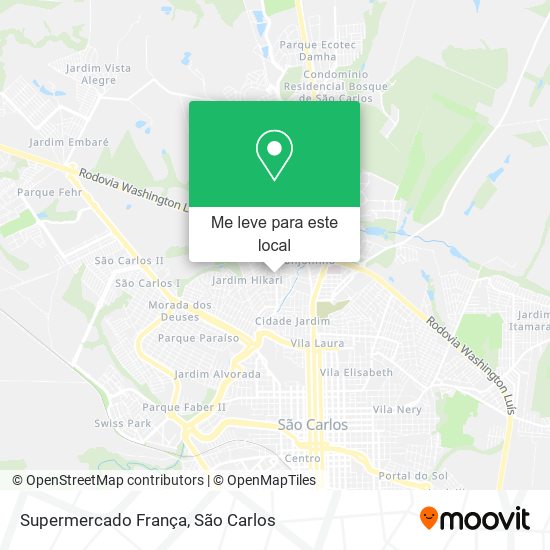 Supermercado França mapa