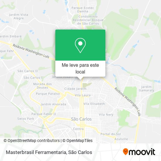 Masterbrasil Ferramentaria mapa