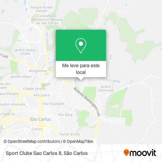 Sport Clube Sao Carlos 8 mapa