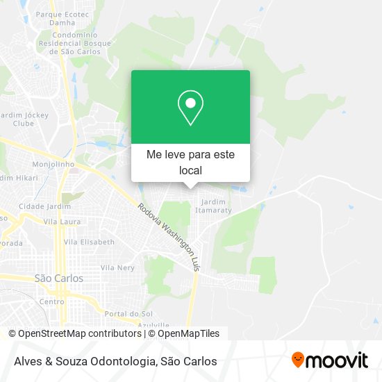 Alves & Souza Odontologia mapa