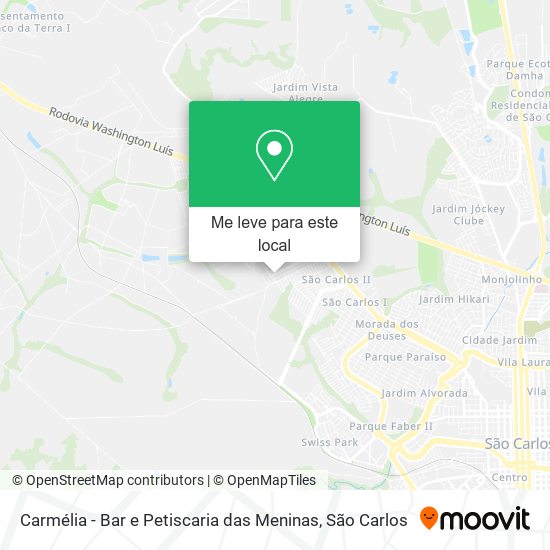 Carmélia - Bar e Petiscaria das Meninas mapa