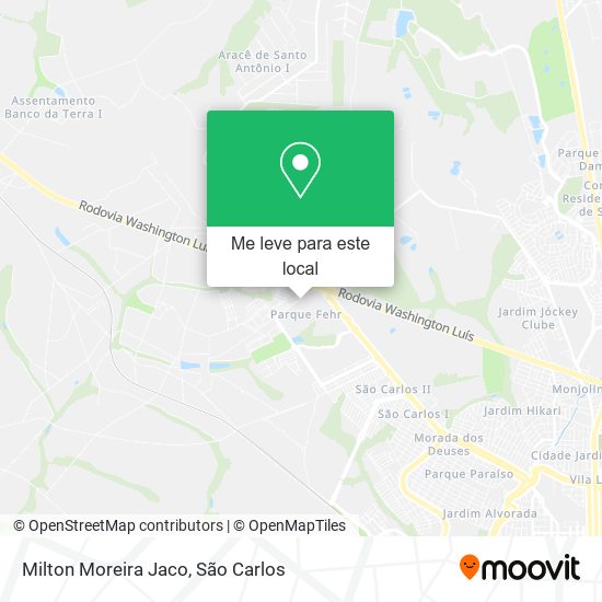 Milton Moreira Jaco mapa