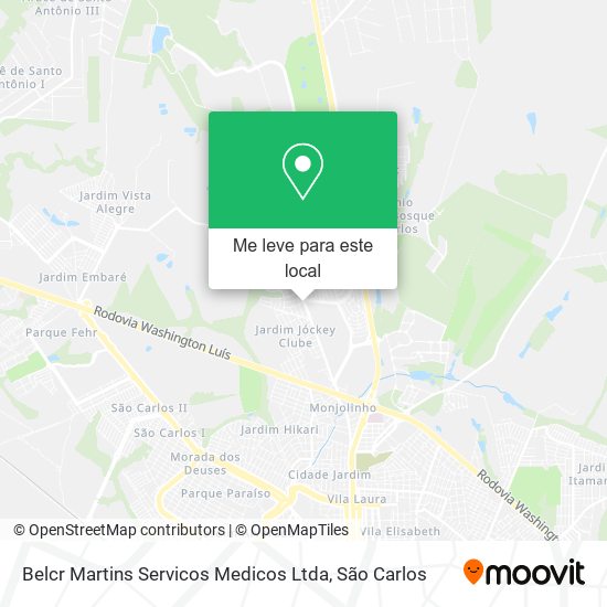 Belcr Martins Servicos Medicos Ltda mapa