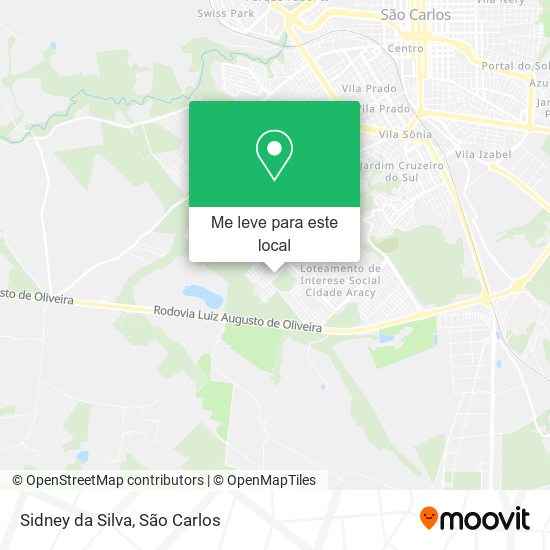 Sidney da Silva mapa