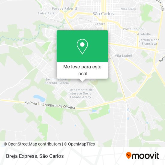 Breja Express mapa