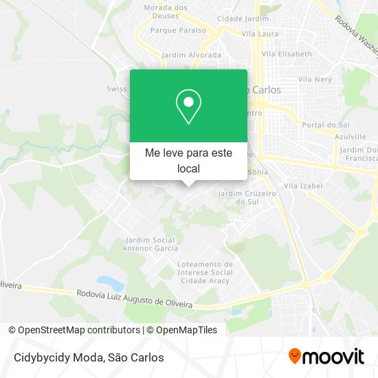 Cidybycidy Moda mapa
