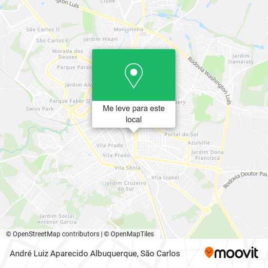 André Luiz Aparecido Albuquerque mapa
