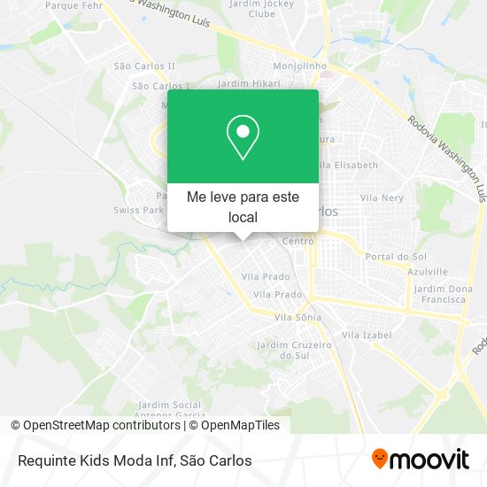 Requinte Kids Moda Inf mapa