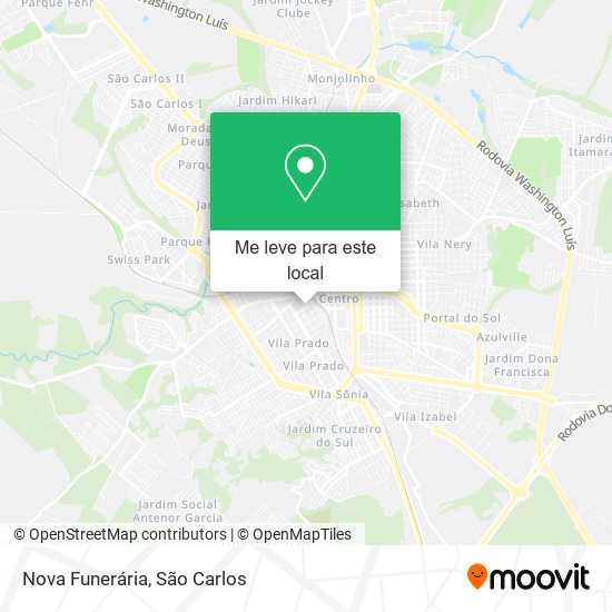 Nova Funerária mapa