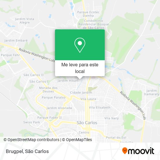 Brugpel mapa