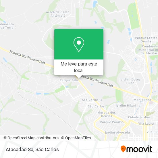 Atacadao Sá mapa