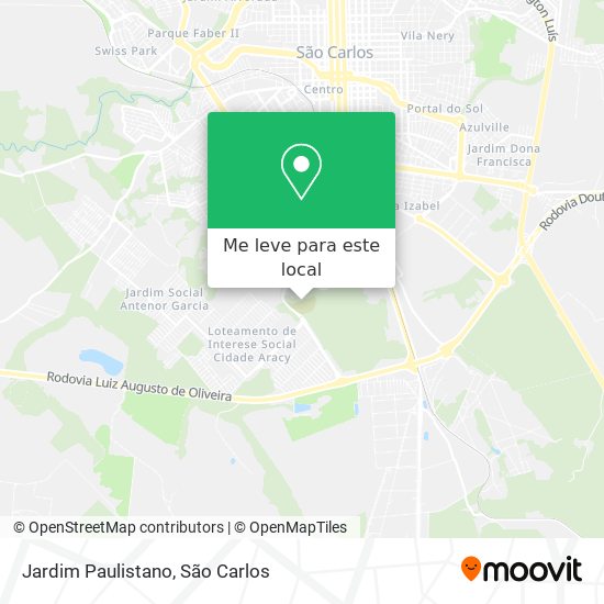 Jardim Paulistano mapa
