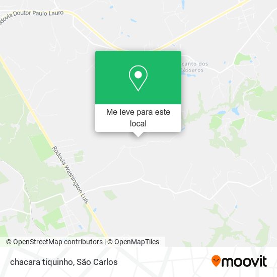 chacara tiquinho mapa
