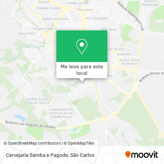 Cervejaria Samba e Pagode mapa