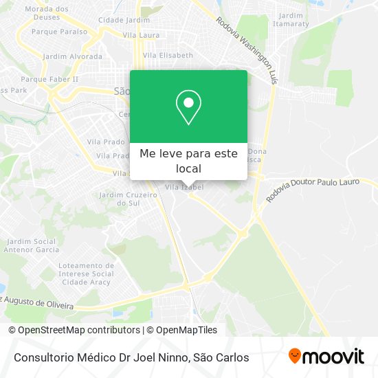 Consultorio Médico Dr Joel Ninno mapa