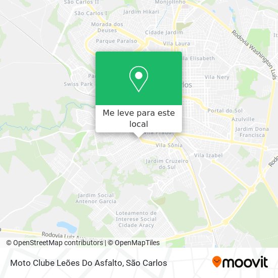 Moto Clube Leões Do Asfalto mapa
