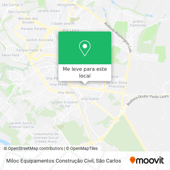 Miloc Equipamentos Construção Civil mapa