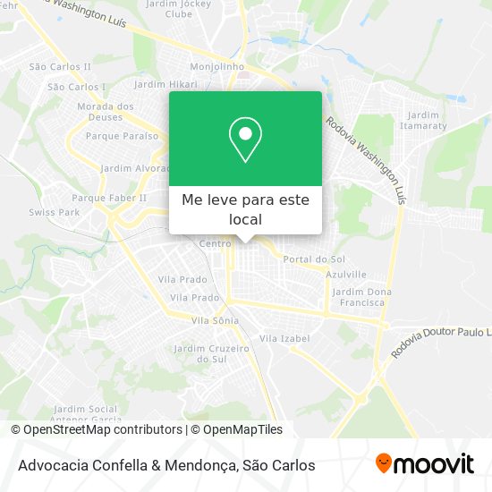 Advocacia Confella & Mendonça mapa