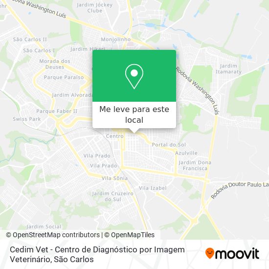 Cedim Vet - Centro de Diagnóstico por Imagem Veterinário mapa