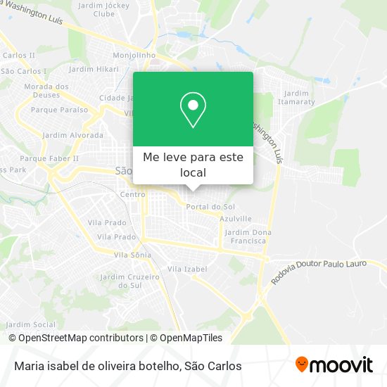 Maria isabel de oliveira botelho mapa