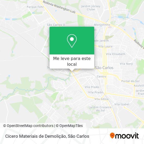 Cícero Materiais de Demolição mapa