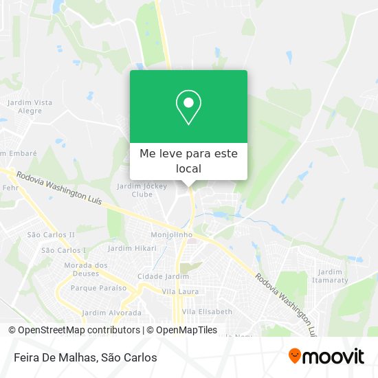 Feira De Malhas mapa